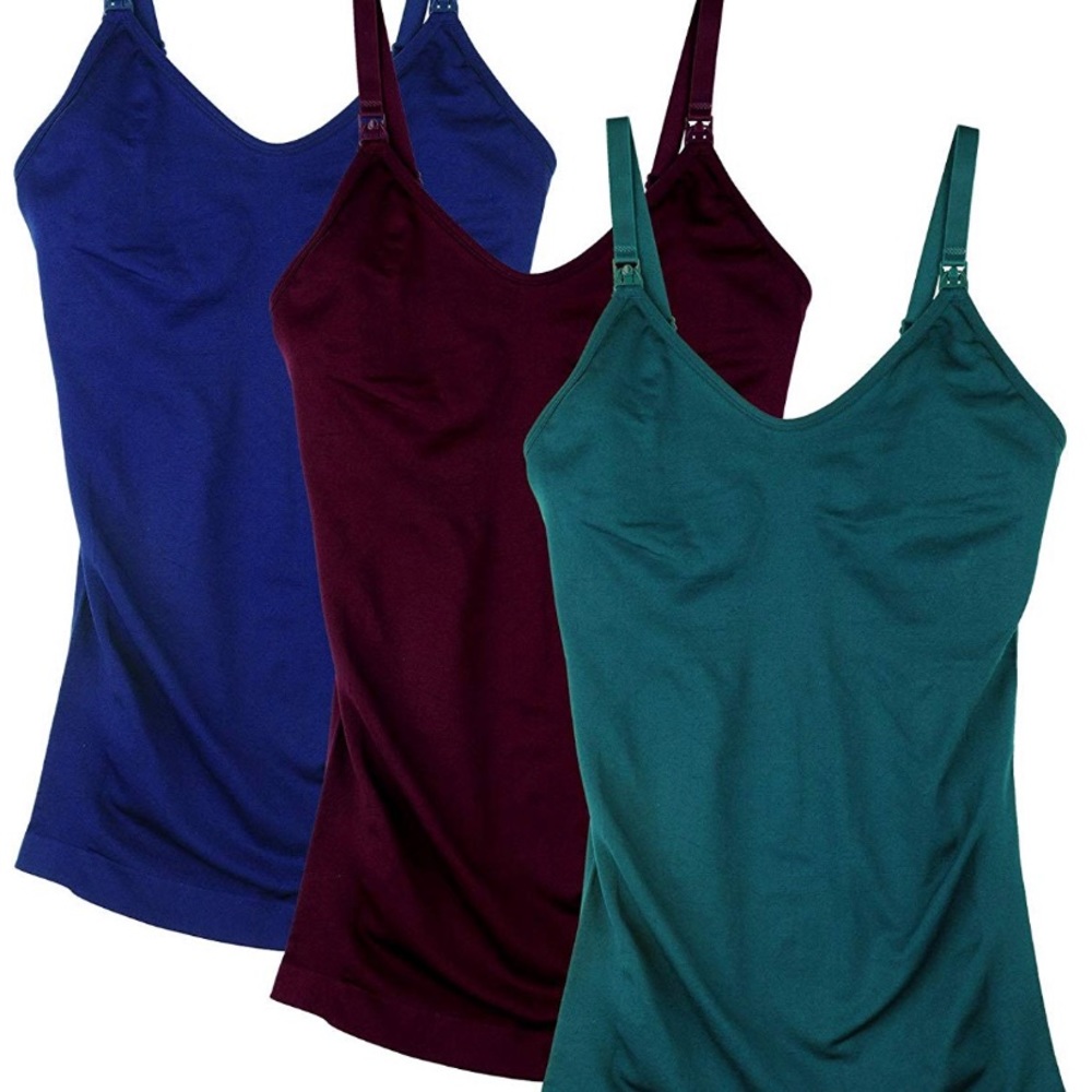 3-Pack Maternity Nursing Camis